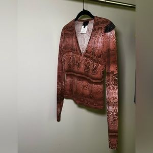 Just Cavalli Snakeskin Printed Shirt